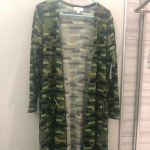 Long cardigan duster